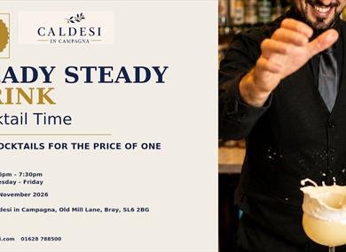 ready steady drink cocktail promotion