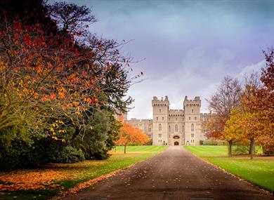 Windsor Castle in the autumn