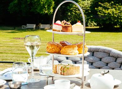 Taplow House al fresco Afternoon Tea