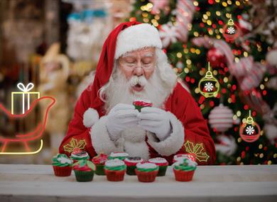 The Berystede afternoon tea with Father Christmas