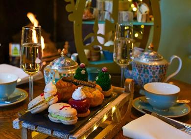 The Castle Hotel festive afternoon tea