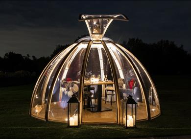 Stirrups Private Dining Pod