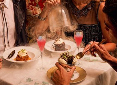 Food and drink at The Ivy