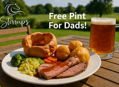 Father's Day promotion at Stirrups Hotel