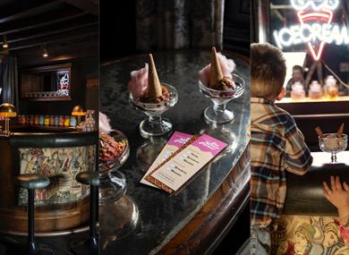 Hind's Head ice cream parlour