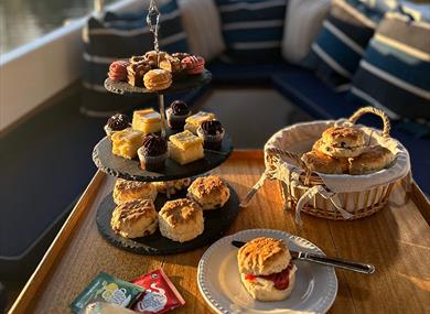 Afternoon Tea including scones and sweet treats