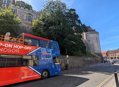 Golden Tours Hop-on Hop-off Open Top Tour of Windsor with Windsor Castle