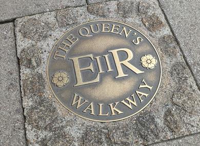 The Queen's Walkway marker, image Windsor & Eton PhotoArt