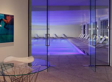 The Spa at Coworth Park Swimming Pool Entrance