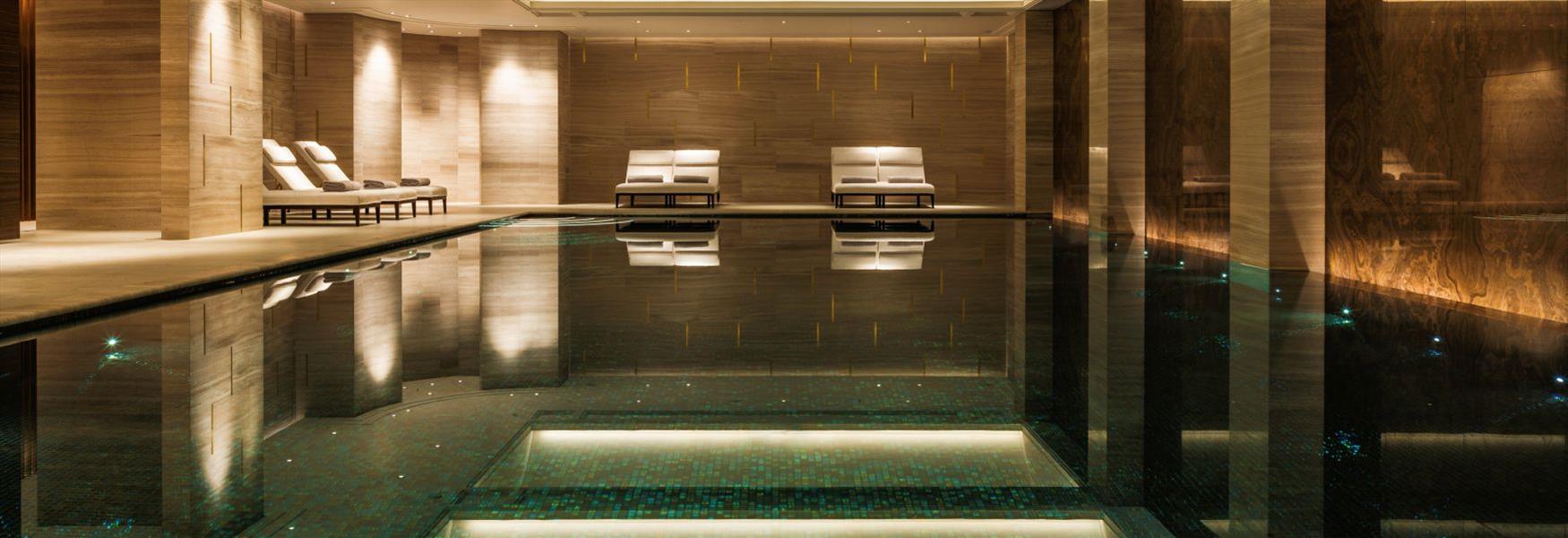 Unwind in The Langley's indoor pool