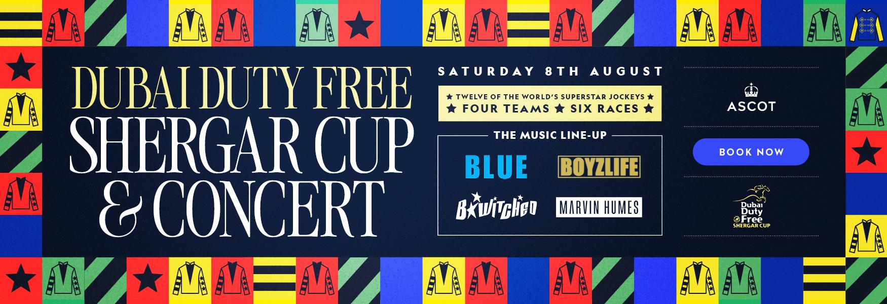 Book tickets for Ascot Racecourse Dubai Duty Free Shergar Cup and Concert
