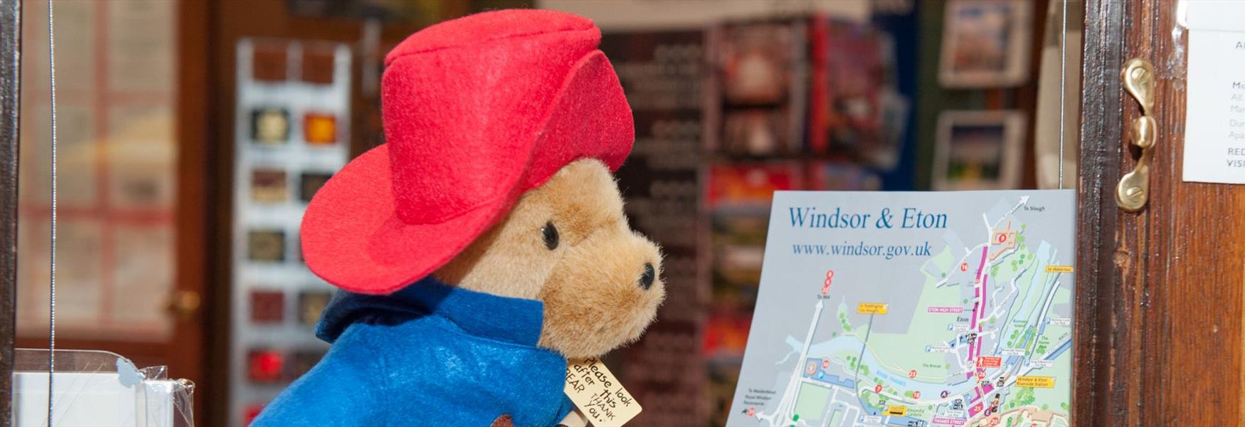 Paddington Bear found our free map invaluable!