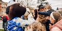 Spring Family Raceday at Ascot Racecourse | Scotty the Ascot mascot