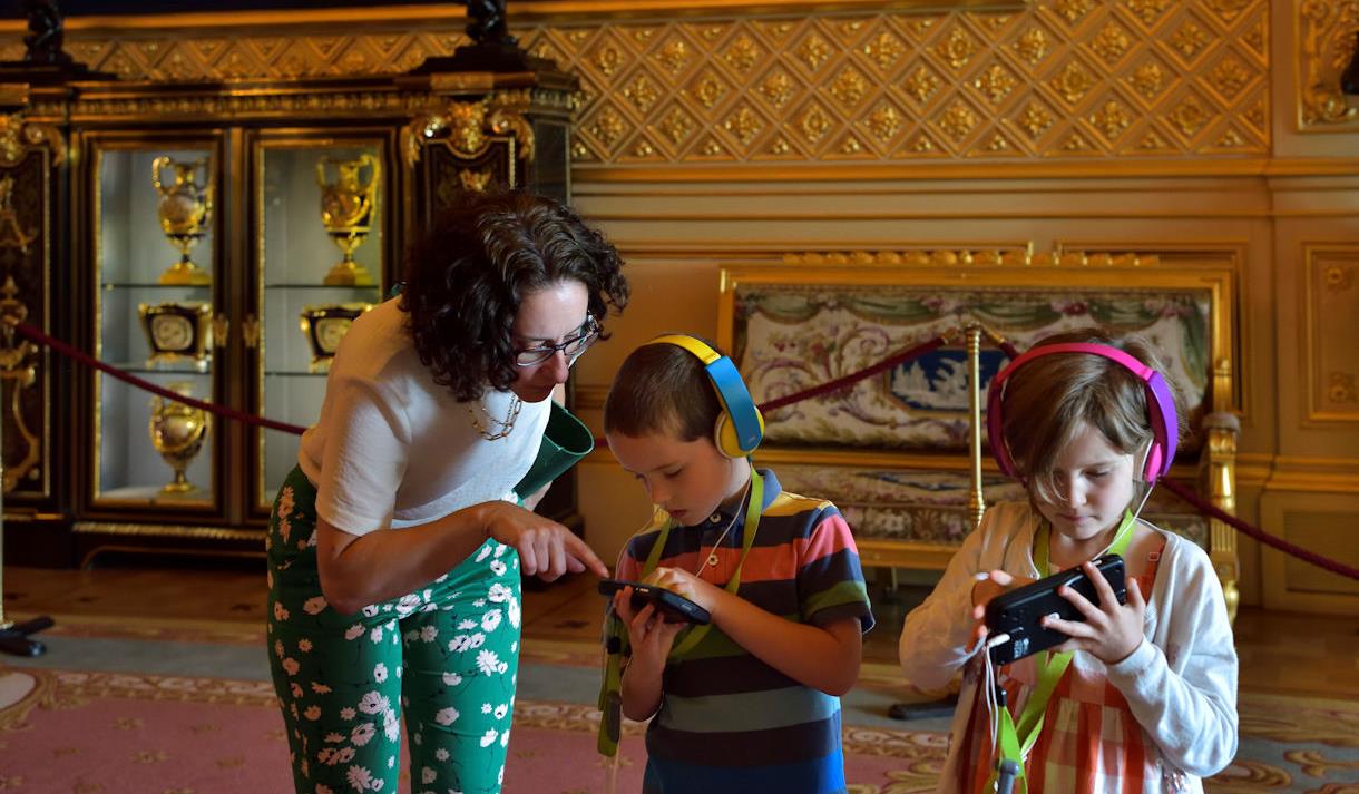 Family audio tour at Windsor Castle. Royal Collection Trust / © His Majesty King Charles III 2024.