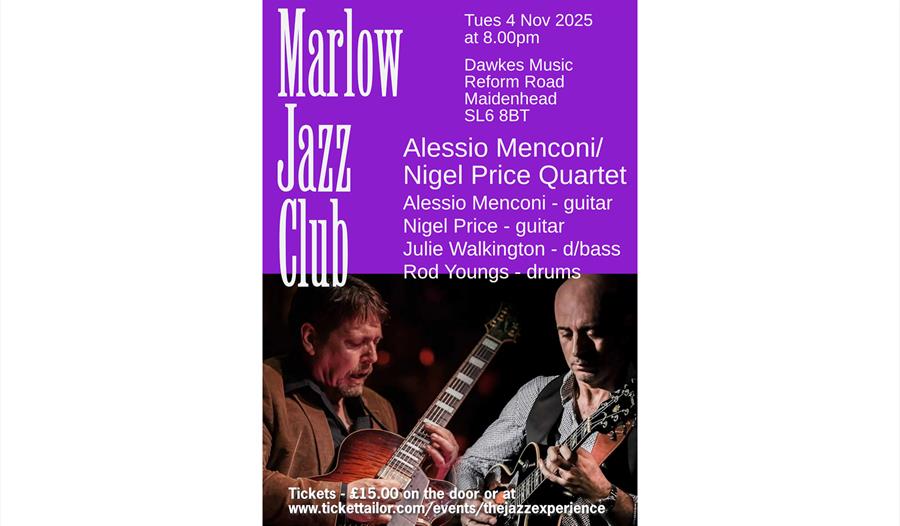 Alessio Menconi/Nigel Price Quartet - poster Alessio Menconi/Nigel Price Quartet - poster