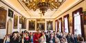 Wedding party in the Chamber, Windsor Guildhall