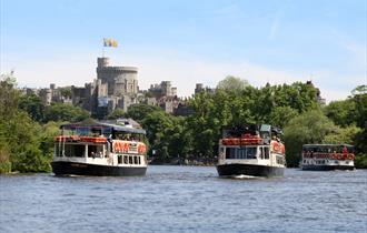 French Brothers Boats with Windsor Castle in the background