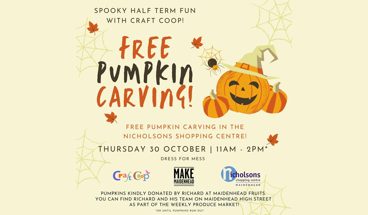 Maidenhead Pumpkin Carving graphic Maidenhead Pumpkin Carving graphic