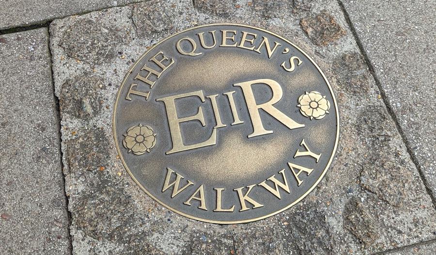 The Queen's Walkway marker, image Windsor & Eton PhotoArt