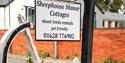 Sheephouse Manor Cottages sign