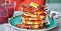 Bill's Windsor | Stacked Pancakes, 5 Stack, Bacon