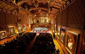 Windsor Festival concert in the Waterloo Chamber, Windsor Castle