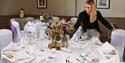 Macdonald Windsor Hotel wedding table set up