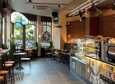 Interior of Black Sheep Coffee Windsor