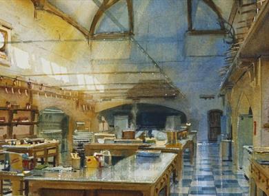 Windsor Castle: the Grand Kitchen, after restoration, Alexander Creswell. Royal Collection Trust / © His Majesty King Charles III 2023