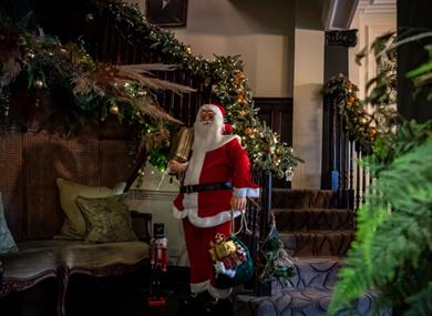 Father Christmas in The Castle Hotel Windsor