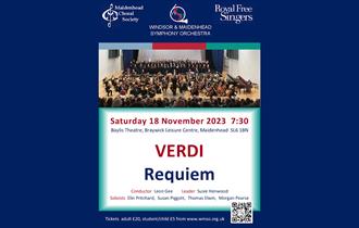 WMSO Autumn Verdi Concert Poster
