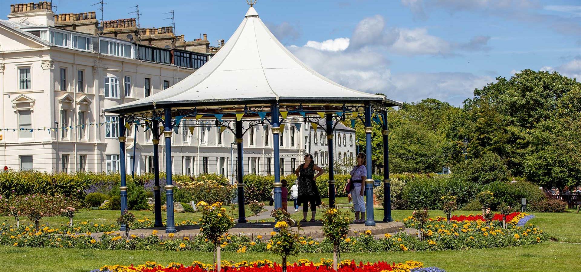 An image of the Filey Bandstand - By Charlotte Graham