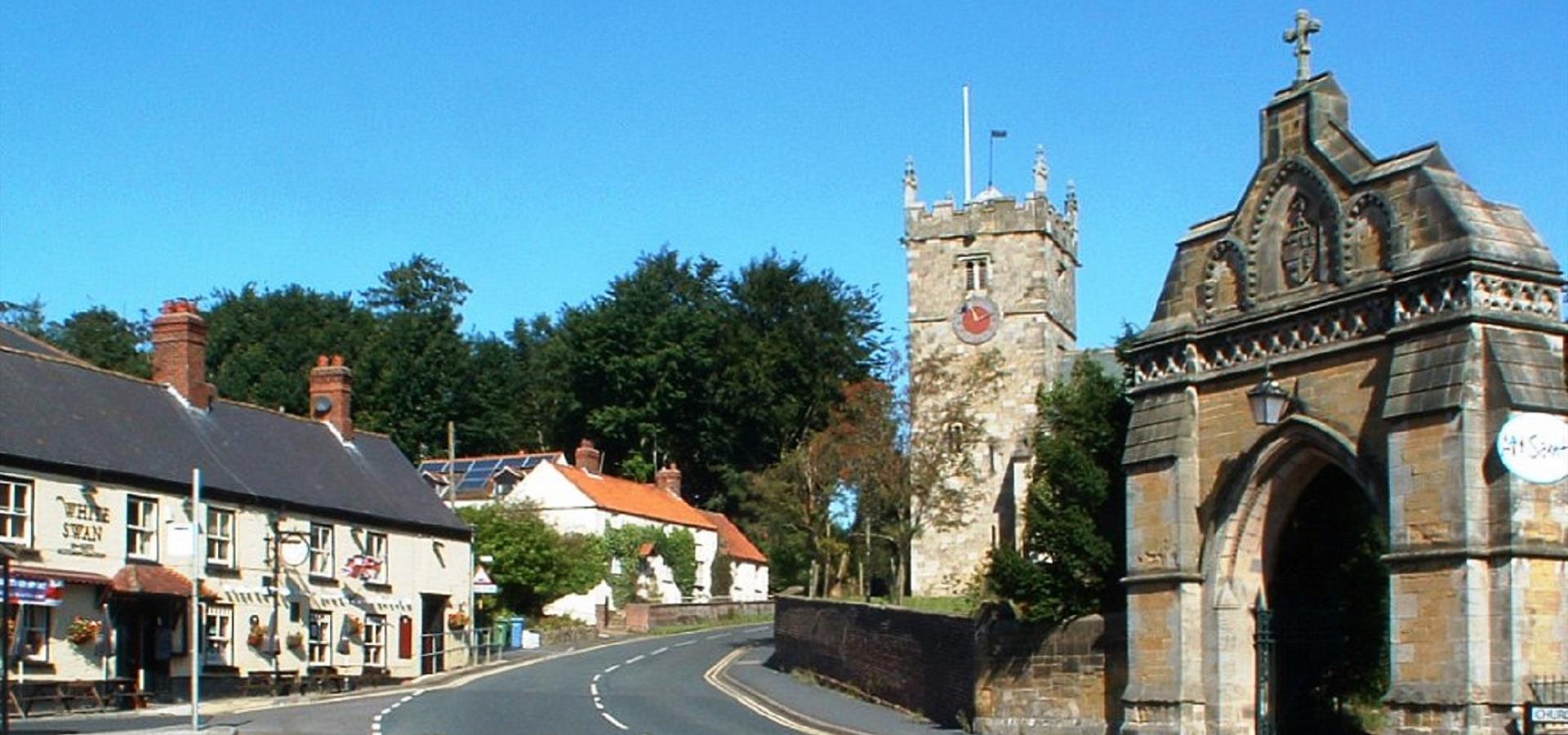 An image of Hunmanby Village by Nina Sheeran