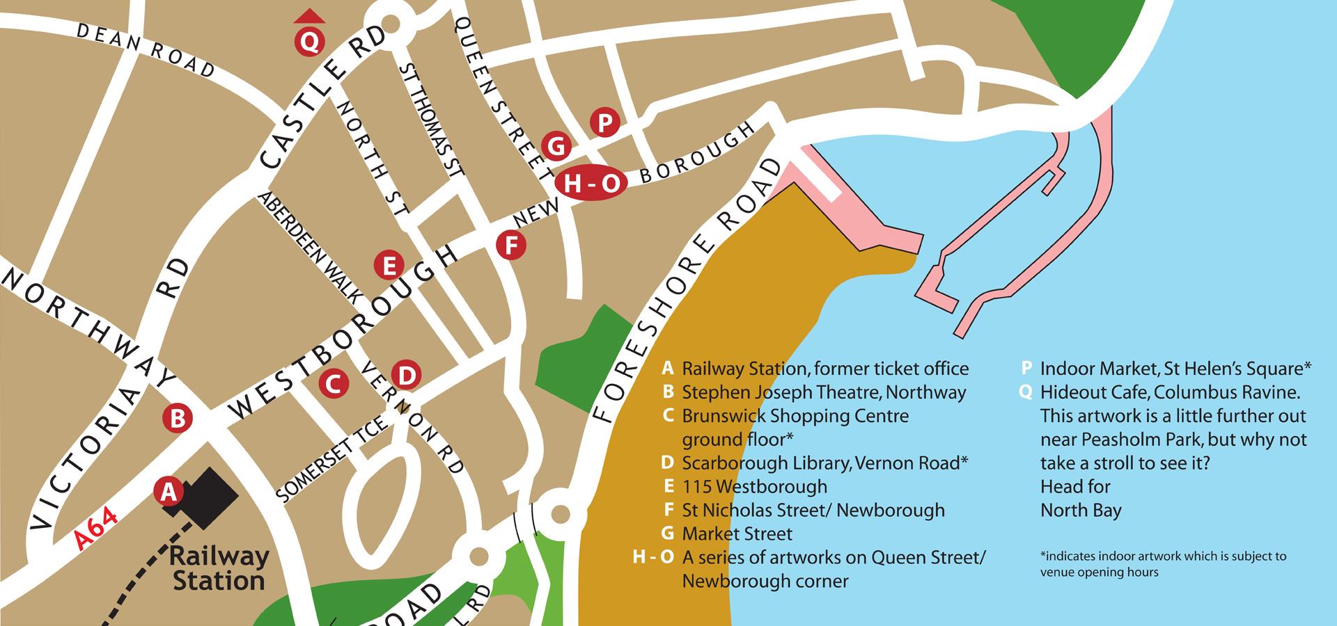 Tourist Map Of Scarborough Scenes From Scarborough - Discover Yorkshire Coast
