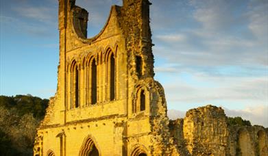 An image of Byland Abbey - Photography by Ebor Images & NYMNP