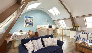 An image of Preachers Rest living area and kitchen