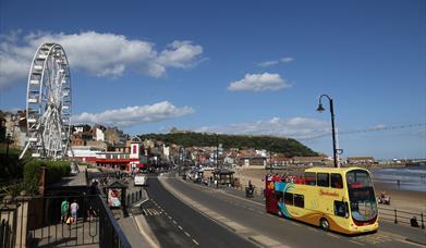 An image of Scarborough's Beachcomber Open Top Bus - Sea Front