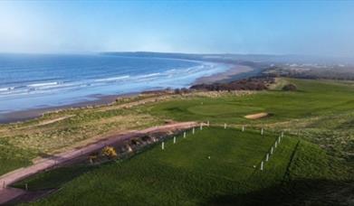 An image of Filey Golf Course from 18th tee
