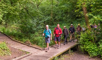 An image of Thornton le Dale and Ellerburn Walk - group of walkers