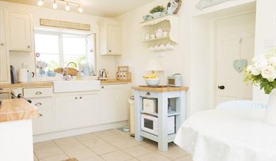 an image of the retreat kitchen