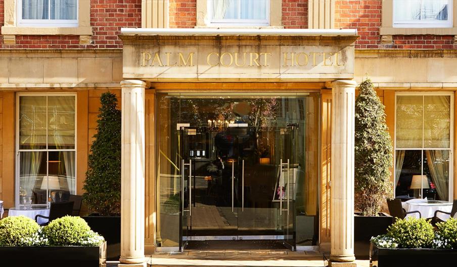 An image of The Palm Court Hotel - exterior entrance
