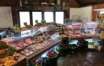 An image of The Whole Hogg Farm Shop and Tearoom - food in shop