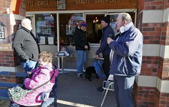 An image of the Coffee Shed Filey - exterior