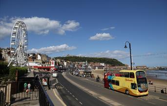 An image of Scarborough's Beachcomber Open Top Bus - Sea Front