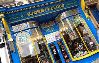 An image of Bjorn Clogs shop in Scarborough
