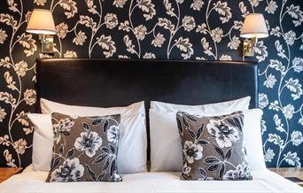 An image of a bed at The Alexander Hotel, Scarborough