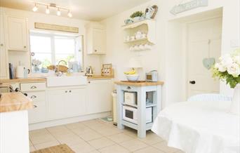an image of the retreat kitchen