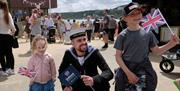 An image of spectators at Armed Forces Day