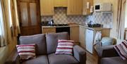 An image of North End Farm Piglet Cottage living room