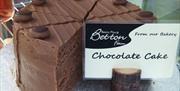 An image of a chocolate cake in Betton Farm Shop